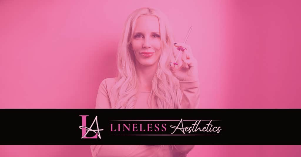 Clean, professional medical spa treatment room with neutral tones at Lineless Aesthetics – South Tampa Injectables Studio in Tampa